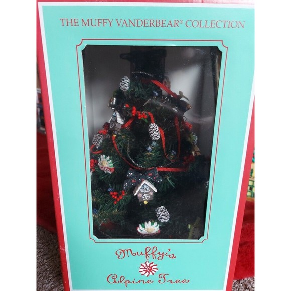 NIB 1992 VINTAGE MUFFY VANDERBEAR MUFFY'S ALPINE TREE - Picture 1 of 11